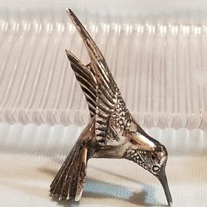 Vintage Silver Hummingbird Pin